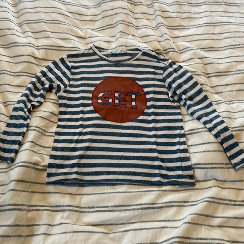 Zara Graphic Long Sleeve sz 6